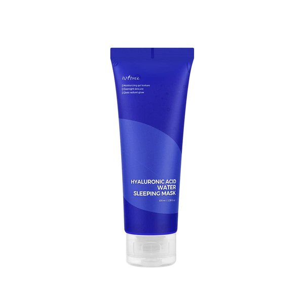 ISNTREE Hyaluronic Acid Water Sleeping Mask 100ml 3.38 fl.oz | Moisturizing gel texture | Overnight skincare | Gives radiant glow