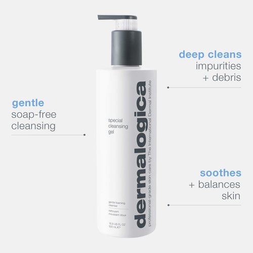 Dermalogica Special Cleansing Gel Refill - Gentle-Foaming Face Wash Gel for Women and Men - Leaves Skin Feeling Smooth And Clean