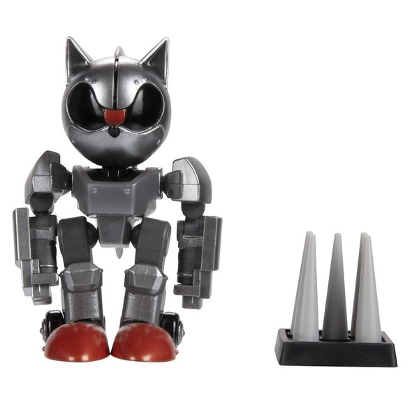 Sonic The Hedgehog 4-Inch Action Figure Mecha Sonic with Spike Trap Collectible Toy
