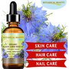 Botanical Beauty ORGANIC BLACK CUMIN SEED OIL Nigella sativa 100% Pure Natural Virgin Undiluted 1 Fl.oz.- 30 ml for Face, Skin, Hair, Lip, Nails. Rich in Vitamin C, vitamin E