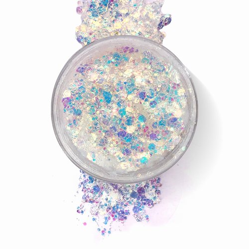 Iridiscent - Holographic Body Glitter Gel for Body, Face, Hair - Vegan & Cruelty Free - Electric Bliss Beauty (Iridescent)