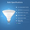 Feit Electric LED PAR38 Bulbs, 75W Equivalent, Non Dimmable, 3000k Bright White, 750 Lumens, 10 Year Lifetime, E26 Base, PAR38 Flood Lights, CRI 90, Damp Rated, 4 Pack, PAR38/930CA10K/MP/4