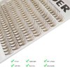 Brown Lash Clusters 160pcs Short Eyelash Extension Natural Look D Curl Individual Lashes 10-12mm Mixed Wispy DIY Lash Extensions Clusters by DAODER(20D-Caramel-D-10-12mm)