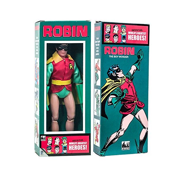 DC Comics Retro Style Boxed 8 Inch Action Figures: Robin (Removable Mask)