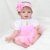 Reborn Baby Dolls Girl Clothes 55 cm 22-23 inch for Newborn Baby Doll Clothing and Shoes Outfits