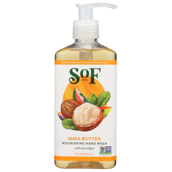South of France Moisturizing Shea Butter Hand Wash, Gluten Free, Cruelty Free, 8 Ounce (Pack of 3)