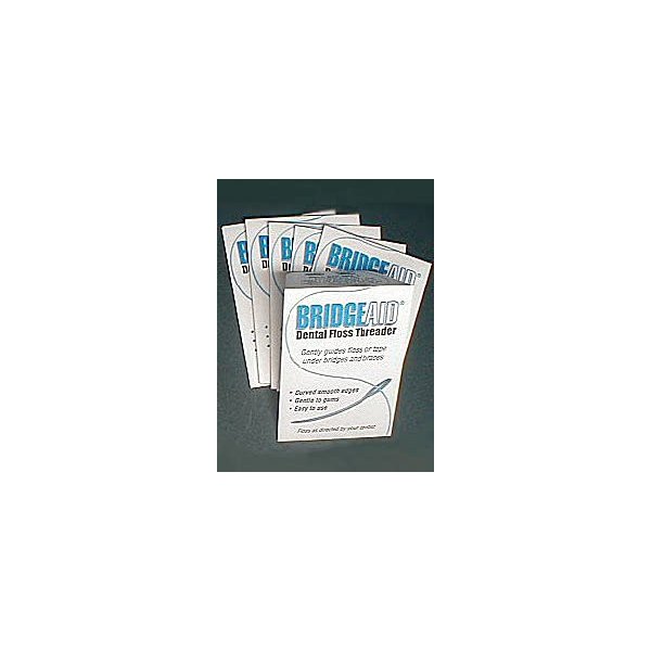 BridgeAid Dental Floss Threaders - Buy 5 Packs of 50/Pack, Get 1 Pack Free (300 Threaders Total)