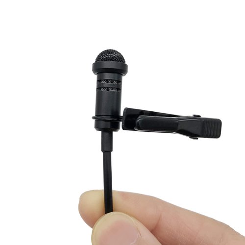 PDEEY Lav Mic for GoPro Hero 9 10 11 Media Mod Action Camera - 3.5mm External Microphone, Lapel Clip, Wearable, Omnidirectional