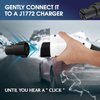 J1772 to Tesla Charging Adapter 80 Amp / 240V AC- Compatible with SAE J1772 Charger[Only for Tesla Owners]