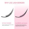 Arison Lash Bonder for Eyelash Extensions Super Bonder for Lash Extensions Lash Glue Accelerator Lash Sealant Waterproof Oil Proof Sealer Adhesive for Eyelash Extensions Longer Retention 20ml Rose