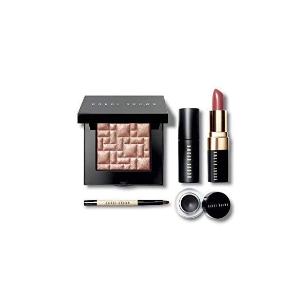 Bobbi Brown After Hours Eye Cheek and Lip Kit Set Afternoon Glow Highlighting Powder