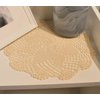 SouthMage 4 Hand Crochet Round Lace Doilies 12 inches For Table Placemats