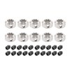 uxcell 10PCS RC Airplane Plane Landing Gear Wheel Stop 5.1mm Shaft Hole Dia.