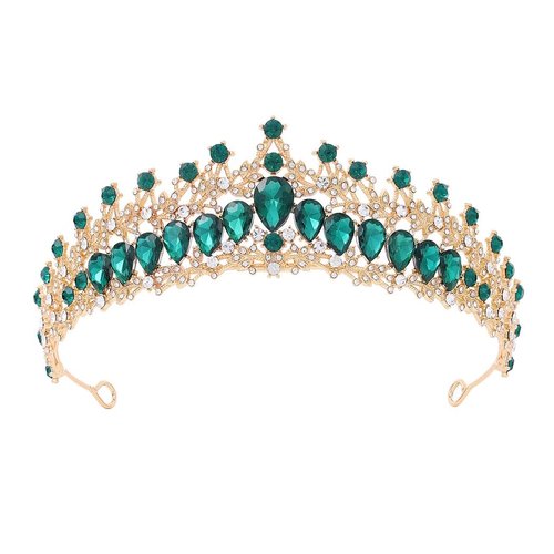 Woeoe Crystal Women Wedding Crowns Rhinestone Queen Tiara and Crown Bridal Princess Tiara Headband Costume Birthday Party Hair Accessories