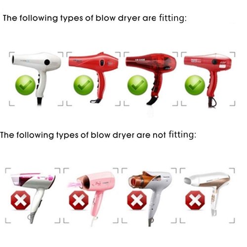Universal Collapsible Hair Diffuser Attachment for Hair Dryer- Salon Grade Tool,Lightweight Foldable Portable Travel Folding Design Fit Most of Blow Dryers-(Rose Red)