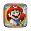 Multicolor Super Mario Brothers Paper Plates (Pack of 8) - 9" - Perfect for Birthday Parties, Themed Events & Game Releases
