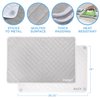 HOLDN’ STORAGE Ironing mat, Magnetic Laundry mat, 28.25” x 19”, Gray, Quilted, Washer and Dryer Countertop, Ironing pad