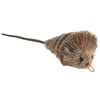 Go Cat Cat Catcher Teaser Wand with Mouse Cat Toy - Gold Glitter Wand