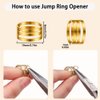 DIYDEC Jump Rings for Jewelry Making 2143pcs Open Jump Rings and Lobster Clasps Necklace Bracelet Jewelry Repair Kit with Pliers Tweezers Jump Ring Opener