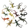 Kvvdi 12pcs 5 Inch Colorful Fake Plastic Lizard Toys Action Figure Reptile Toy Lizards Realistic Favors