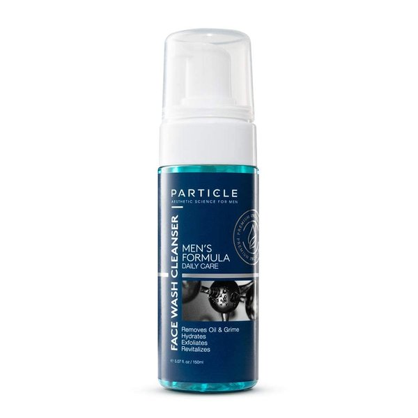 Particle Mens Face Wash - Anti Aging Face Cleanser for Men (5.07 Oz) - Daily Moisturizing Face Wash for Men - Revitalizes, Hydrates & Soothes, All Skin Types & All Ages