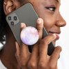 Ksadiye Phone Grip with Expanding Kickstand,Cell Phone Collapsible Stand Pink Marble Design for Smartphones