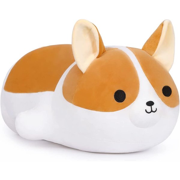 Yeqivo Corgi Stuffed Animal Soft Corgi Dog Plush Toys, Cute Shiba Inu Akita Plush Pillow Gifts for Kids and Girls(15.7inch/40cm)…