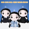 BAOWEI Plush Toy Doll Set with 3 Dress-Up Outfits,10 Inch Soft Plush Stuffed Halloween Monster Doll with Dresses,Birthday Gift DIY Toys for Girl,Boys,Kids and Fans