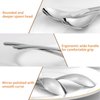 Eisinly Soup Spoons, 6 Pieces Cereal Spoon, 6.7 Inch Table Spoons Silverware Thickened Stainless Steel, Kitchen Spoon Set of 6 for Soup, Silver, Dishwasher Safe