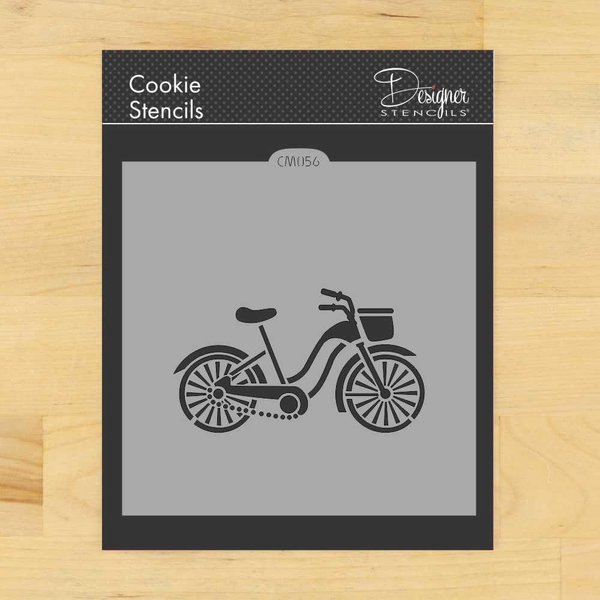 Bicycle Cookie and Craft Stencil by Designer Stencils