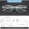 AOMASTE Blue Light Blocking Glasses Vintage Half Frame UV Clear Lens Anti Eyestrain Computer Gaming Glasses for Men Women