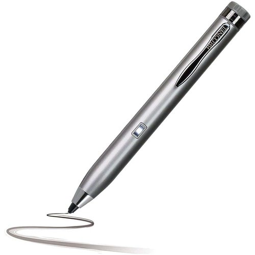 Broonel Grey Fine Point Digital Active Stylus Pen Compatible with The All-New Fire 7 Tablet with Alexa, 7" Display, 8 GB, Black, Punch Grey, Marine Blue, Canary Yellow
