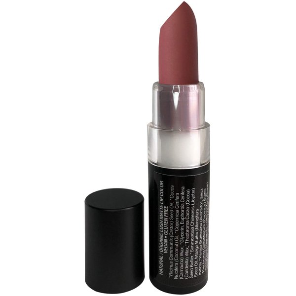 Mom's Secret Natural Matte Lipstick, Organic, Long Lasting, Vegan, Gluten Free, Cruelty Free, Made in the USA, 0.12 oz. (Blushing Bride)