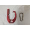Aluminum Tree Hook - Open Design, can be Operated with one Hand, Sturdy and Durable, Stable and Reliable, and not Easy to Fall Off（red）;304 Stainless Steel Carabiner.