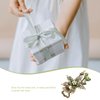 LALAFINA Vintage Flower Hair Barrettes Rhinestone Hair Clips Crystal Hair Barrettes French Hair Clip Retro Hairpin Hair Accessories for Women, Green