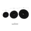 3 Pieces Hair Donut Bun Maker, Women's Donuts Hair Ring Bun Former Shape Hair Style Bun Maker Set with Black Hair Pins