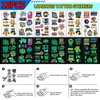 Winrayk Video Game Party Favors Gamer Birthday Supplies for Kids, Non Woven Bag Silicone Bracelet Stamper Glow Sticker Keychain 12 Sets Game on Pinata Filler Goody Bag Stuffer Boys Gaming Party Favors