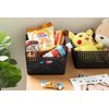Eslite Plastic Storage Baskets for Organizing,11.42"X9"X4.7",Pack of 4 (Black)