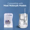 Hwxtoxy Replacement Tips for Waterpik Water Flosser, Waterpik Replacement Heads, Storage Case & AquaFlosser 6 Tips (Aquaflosser 6 Tips)