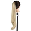 IMISSU Hair Extension Pony Tail Flexible Hair Ponytails Hairpieces (Piano Dirty Blonde)