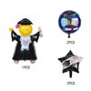 ALLPICK 5PCS Grad Graduation Foil Balloons Jumping Grad Balloons for Graduation Party Decorations 2022, Transparent