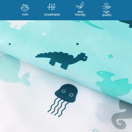 Changing Pad Cover for Boys Girls 2 Pack, Comfy & Breathable Changing Table Cover for 32''x16" Changing Table Pads, Diaper Changing Pad Cover, Aqua