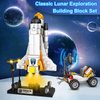 Space Exploration Shuttle Toys for Boys, STEM Aerospace Building Kit Toy with Rocket, Space Shuttle, Moon Buggy and Satellite, Best Gifts for 8-14 Year Old Boys (415 PCS)