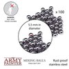 The Army Painter Paint Mixing Balls - Rust-Proof Stainless Steel Paint Mixing Balls for Mixing Model Paints - Stainless Steel Mixing Agitator Balls and Paint Balls, 5.5mm - apr. 0.22in, 100 Pcs