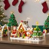 TIMCHESS 2024 Christmas Gingerbread House Micro Building Block Set, 926 PCS Christmas Holiday Snow Village Building Blocks with Santa Xmas Tree Building Toys Gift for Adults Teens Kids 6+
