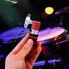 Facmogu Standard Hi-Hat Clutch, Fit for 7mm Rod, Aluminum Alloy Hi Hat Clutch Hi-hat Stand Post Jazz Drum Clutch for Hi Hat Drop Clutch Cymbal Jazz Drum Parts Accessories - Red