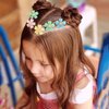 Paderison 12Pcs Small flower Hair Clips for Girls Mini CherryFlower Claw Clips for Thick Thin Hair Sparkling Cute Hair Barrettes for Sweet Girls Hair Accessories for Women Children