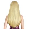 ENTRANCED STYLES 𝐁𝐥𝐨𝐧𝐝𝐞 𝐖𝐢𝐠 𝐰𝐢𝐭𝐡 𝐁𝐚𝐧𝐠𝐬, Long Straight Wigs for Women Natural Hair Wigs Synthetic Blonde Wigs for Girls Daily Party Halloween Cosplay Wig 22 Inch