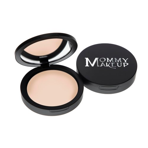 Mineral Dual Powder in Cuddle (Light/Medium) | 4-in-1 Pressed Mineral Foundation with SPF 15 for Flawless Glow & Soft Looking Skin | Oil Free, Talc Free, Gluten Free | 0.45 Oz | by Mommy Makeup