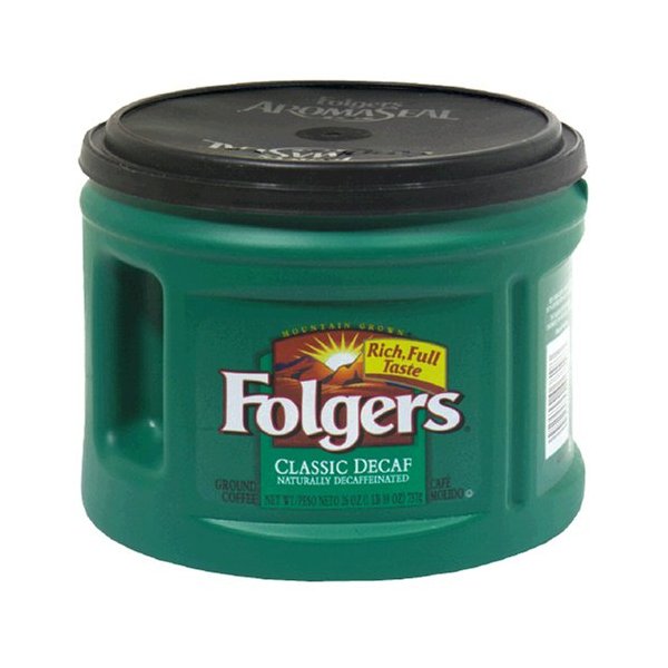Folgers Classic Roast Decaffeinated Ground Coffee, 26 Ounce Can